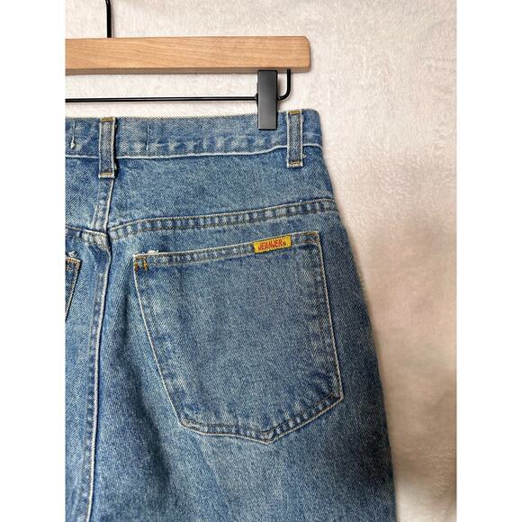 Jeanjer By Jordache Denim High Rise Mom Jeans Size 11/12 Made in the‎ USA - Picture 9 of 12